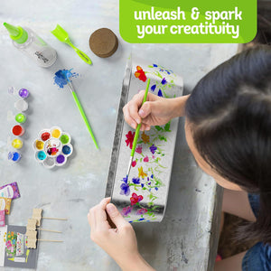 Paint & Plant Flower Growing Kit for Kids, DIY Garden Art Craft Gift for Girls & Boys Ages 5–12