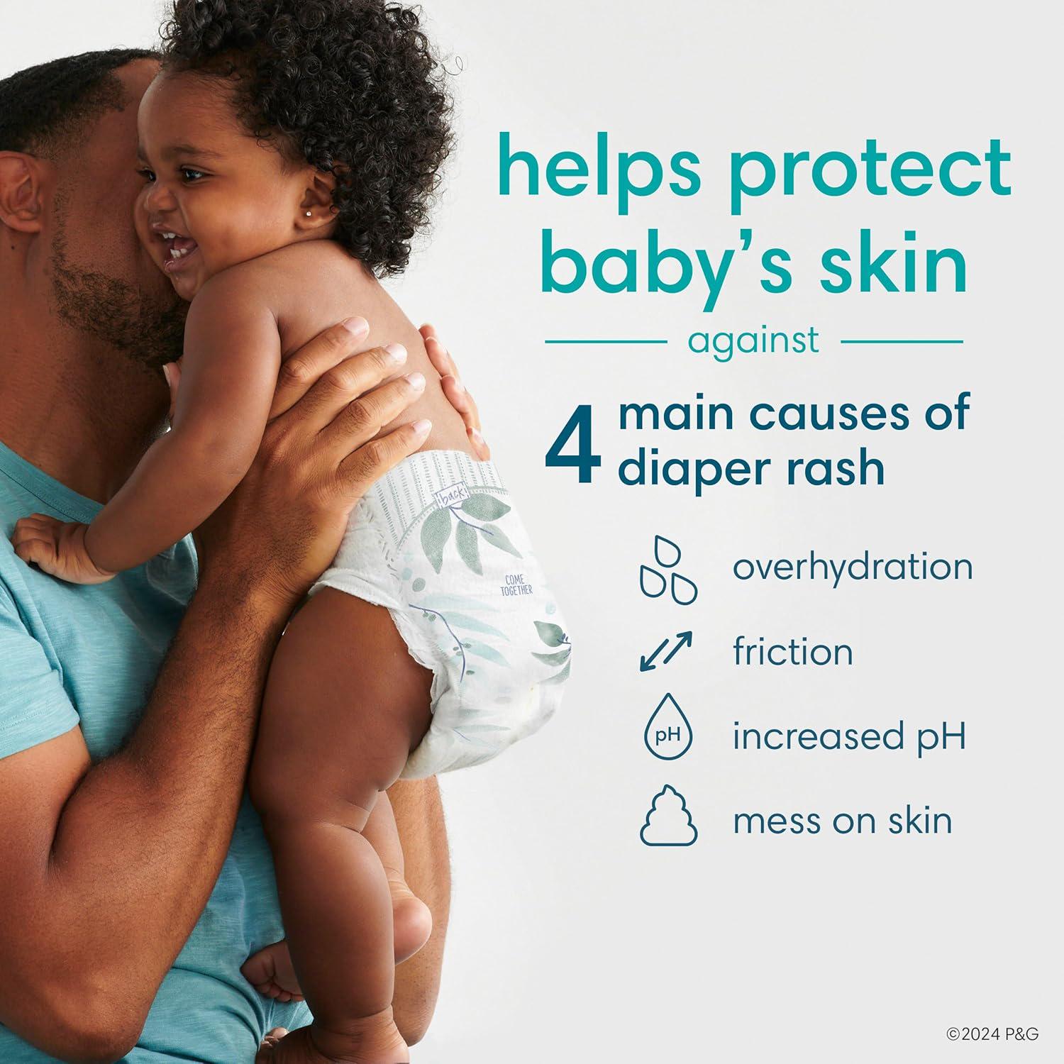 Pampers Pure Protection Diapers - Size 4, 108 Count, Hypoallergenic Premium Disposable Baby Diapers,