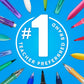 Paper Mate Flair Felt Tip Pens, Medium Point (0.7mm), Red, 4 Count,