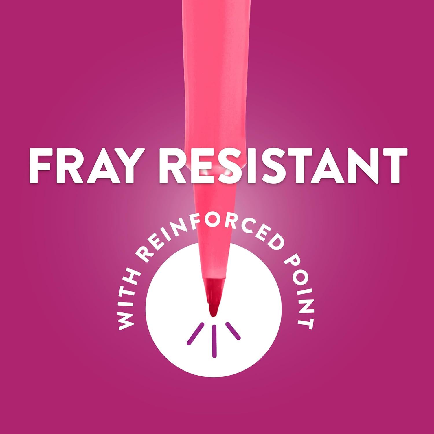 Paper Mate Flair Felt Tip Pens, Medium Point (0.7mm), Black, 4 Count,