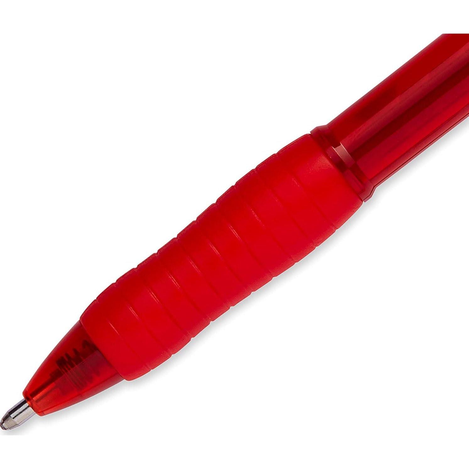 Paper Mate Profile Retractable Ballpoint Pens, Bold (1.4mm), Red, 12 Count,