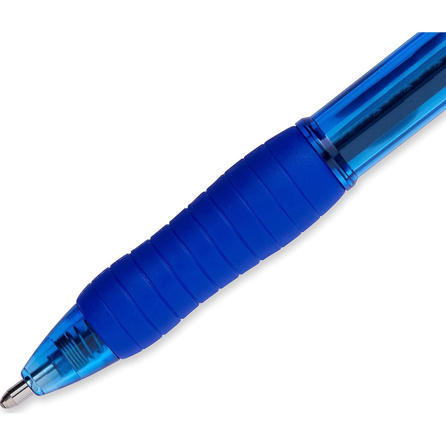 Paper Mate Profile Retractable Ballpoint Pens, Bold Point (1.4mm), Blue, 12 Count,