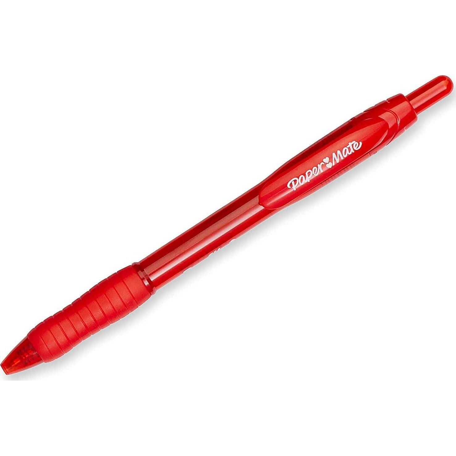 Paper Mate Profile Retractable Ballpoint Pens, Bold (1.4mm), Red, 12 Count,