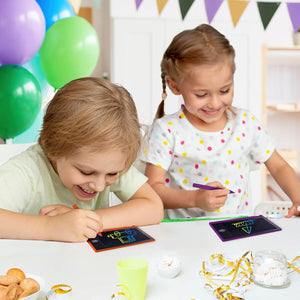 Mini LCD Writing Tablet 12-Pack, 4.5" Kids Doodle Boards, Party Favors, School Prizes, Fun Gifts