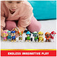 Paw Patrol 10th Anniversary Gift Pack Set of 10 Collectible Action Figures All Paws on Deck Toy Set for Kids Ages 3 Plus