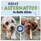 Pawstruck 5–7" Beef Collagen Sticks, 5-Pack, High Protein, Rawhide-Free Dog Chews, with Chondroitin & Glucosamine