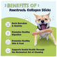 Pawstruck 5–7" Beef Collagen Sticks, 5-Pack, High Protein, Rawhide-Free Dog Chews, with Chondroitin & Glucosamine