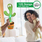 Pbooo Dancing & Talking Cactus Toy, Mimicking Singing LED Toy with 120 Songs, Baby Gift