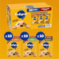 Pedigree Wet Dog Food Choice Cuts in Gravy Variety Pack, 3.5 oz Pouches x 30, Adult Dogs