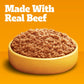 Pedigree Chopped Ground Dinner Wet Dog Food Variety Pack 12 Count 13.2 oz Cans Filet Mignon Beef