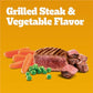 Pedigree Dry Dog Food for Small Adult Dogs 14 lb Bag Grilled Steak and Vegetable Flavor Complete Nutrition for Daily Feeding