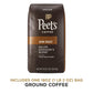 Peet’s Coffee Dark Roast Ground Coffee, Major Dickason’s Blend, 18 oz Bag, Rich & Full-Bodied Flavor