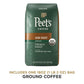 Peet’s Coffee USDA Organic Dark Roast Ground Coffee, French Roast, 18oz Bag