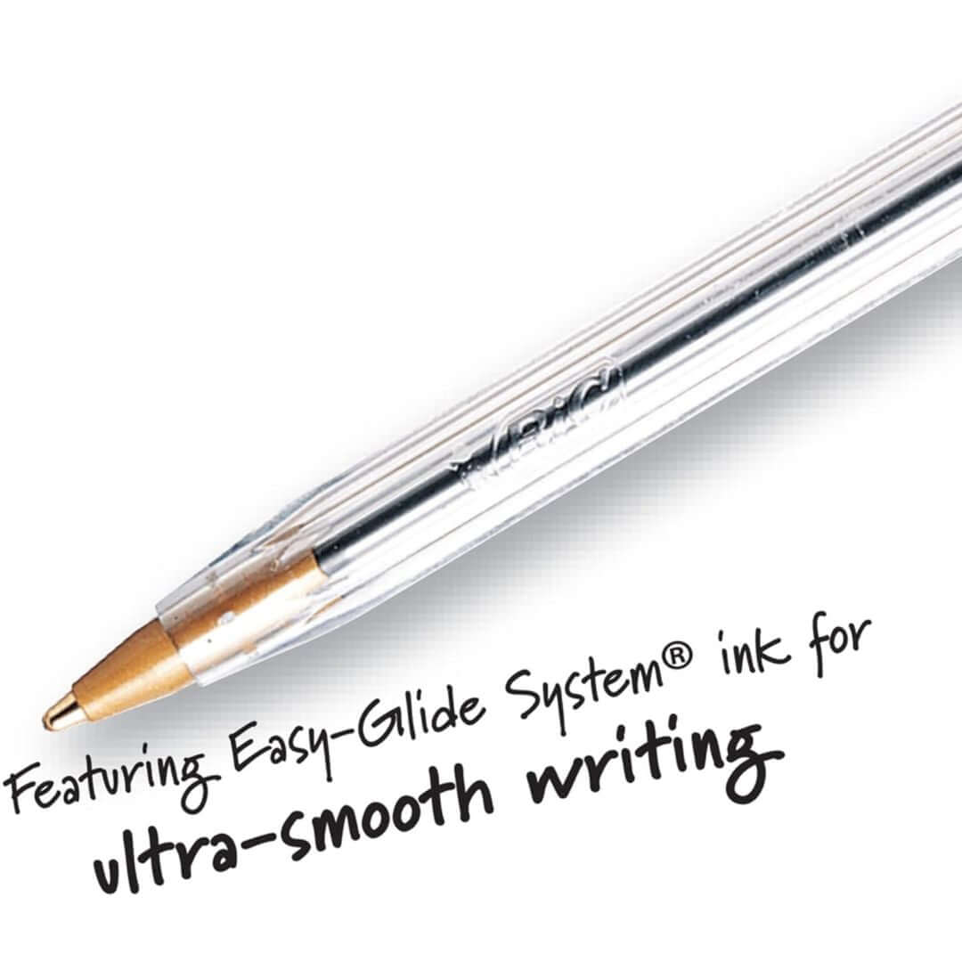 BIC Cristal Xtra Smooth Medium Point Black Ball Pen