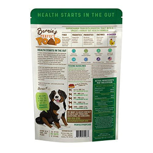 Bernie's Best Perfect Poop Dog Digestive Supplement 12.8 oz Chicken Flavor Fiber Probiotics and Enzymes for Gut Health