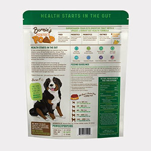 Bernie's Best Perfect Poop Cheddar Cheese Dog Digestive Supplement 30 Servings Fiber Prebiotics Probiotics Enzymes
