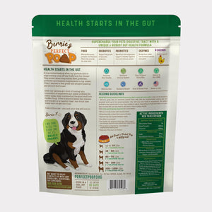 Bernie's Best Perfect Poop Supplement for Dogs, 30 oz, Fiber + Prebiotics + Probiotics, Chicken Flavor, Digestion Aid