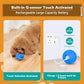 PetDroid Motion Activated Dog Ball Blue Rechargeable Durable Toy for Small to Large Dogs 2025 Model