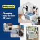 PetSafe ScoopFree Crystal Cat Litter 8.6 lb Total 2 Bags of 4.3 lb Low Tracking Non Clumping Blue