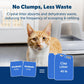 PetSafe ScoopFree Crystal Cat Litter 8.6 lb Total 2 Bags of 4.3 lb Low Tracking Non Clumping Blue
