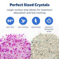 PetSafe ScoopFree Crystal Cat Litter, Lavender Scent, Low Dust, 8.6 lb Total (Two 4.3 lb Bags)