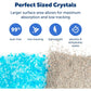 PetSafe ScoopFree Crystal Cat Litter 8.6 lb Total 2 Bags of 4.3 lb Low Tracking Non Clumping Blue