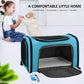 Pet Carrier For Small Medium Cats Puppies Up To 15 Lbs, Airline Approved Small Dog Travel Puppy Carrier Soft Sided, Collapsible - Blue,