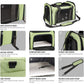 Pet Carrier For Small Medium Cats Dogs Puppies Up To 15 Lbs, Airline Approved Small Dog Carrier Soft Sided, Collapsible Travel Puppy Carrier - Green,