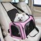 Pet Carrier For Small Medium Cats Dogs Puppies Up To 15 Lbs, TSA Airline Approved, Soft Sided, Collapsible Travel - Pink,