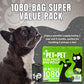 PET N PET Dog Poop Bags, 1080 Count, USDA Biobased, Extra Thick & Leakproof, Eco-Friendly Refills