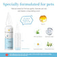 Jicoot 3 in 1 Pet Steam Brush for Cats and Dogs Hair Remover Comb Waterless Shampoo Spray Brush
