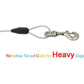 Petest Reflective Dog Tie-Out Cable, 30 ft, for Dogs Up to 125 lbs, Heavy Duty Outdoor Leash Wire