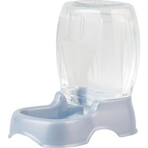 Petmate Pet Cafe 3 Gallon Water Dispenser for Dogs and Cats Indoor Pearl Ash Blue Bowl