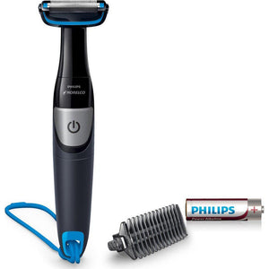 Philips Norelco Bodygroom 1100, 1 Pc, BG1026/60, Showerproof Trimmer for Body Hair, Battery Operated