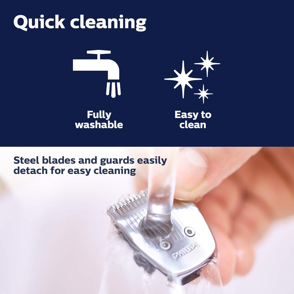 Philips Norelco Philips Norelco Multi Groomer All-in-One Trimmer Series 3000-13 Piece Mens Grooming Kit For Beard, Face, Nose, Ear Hair Trimmer And Hair Clipper - NO Blade Oil Needed, MG3740/40