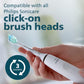 Philips Sonicare 4100 Rechargeable Electric Toothbrush, With Pressure Sensor, 2 Intensity Settings, SmarTimer And QuadPacer, 14-Day Battery Life, White, Model HX3681/23,