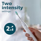Philips Sonicare 4100 Rechargeable Electric Toothbrush, With Pressure Sensor, 2 Intensity Settings, SmarTimer And QuadPacer, 14-Day Battery Life, White, Model HX3681/23,