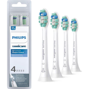 Philips Sonicare Philips Sonicare Optimal Plaque Control Replacement Toothbrush Heads, HX9024/65, BrushSync Technology, White 4-pk