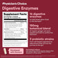 Physician’s Choice Digestive Enzymes, Multi-Enzymes with Organic Prebiotics & Probiotics for Digestive Health & Bloating Relief, 60ct