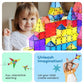 PicassoTiles 100 Pcs Magnet Tiles Set, Educational STEM 3D Building Blocks for Kids' Creative Play