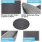 Pieviev Cat Litter Mat Grey 24x15 Inch Waterproof Double Layer Mat for Trapping Litter and Urine