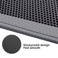 Pieviev Cat Litter Mat Grey 24x15 Inch Waterproof Double Layer Mat for Trapping Litter and Urine