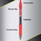 Pilot, G2 Premium Gel Roller Pens, Fine Point 0.7 Mm, Red, Pack Of 4,