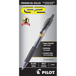 Pilot, G2 Premium Gel Roller Pens, Bold Point 1 Mm, Pack Of 12, Black,