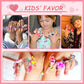 Pinksheep Adjustable Pretend Play Rings Set for Girls 24 Lovely Jewel Rings with Storage Box