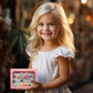 Pinksheep Adjustable Pretend Play Rings Set for Girls 24 Lovely Jewel Rings with Storage Box