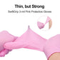 SwiftGrip Pink Disposable Gloves, Medical Exam Gloves Disposable Latex Free, Gloves For Cleaning And Esthetician, Pink Rubber Gloves, Pink Cleaning Gloves, Powder-Free, 100-ct Box (Medium)