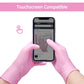 SwiftGrip Pink Disposable Gloves, Medical Exam Gloves Disposable Latex Free, Gloves For Cleaning And Esthetician, Pink Rubber Gloves, Pink Cleaning Gloves, Powder-Free, 100-ct Box (Medium)