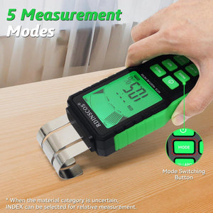 Pinless Moisture Meter,Wood Moisture Meters For Walls, Rechargeable Claw Moisture Meter, Firewood Moisture Tester, Drywall Moisture Detector Professional Moisture Content Meter,