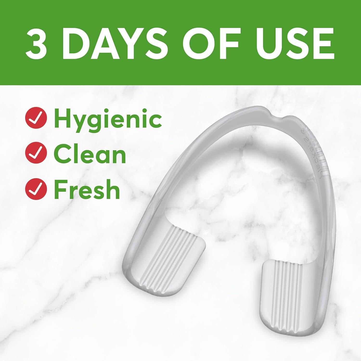 Plackers Grind No More Night Guard, Nighttime Protection For Teeth, Sleep Well, BPA Free, Ready To Wear, Disposable, One Size Fits All, 10 Count,